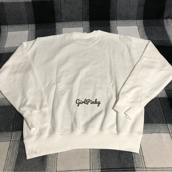 VS PINK BLING HALLOWEEN SWEATSHIRT WHITE & BLACK SKELETON RHINESTONE XS-XXL - Picture 6 of 8